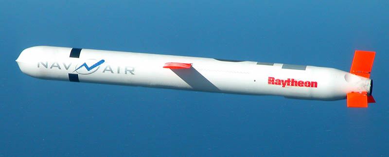 Tomahawk Block IV cruise missile during a flight test.